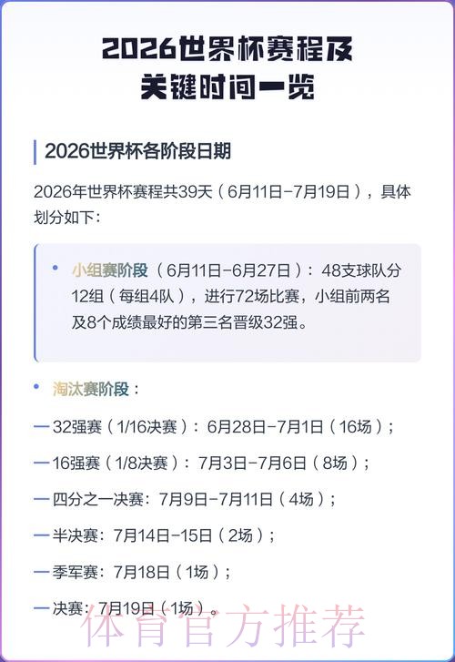 2026世界杯赛程详细安排实时赛程实时查看 2026世界杯赛程详细安排实时赛程实时查看