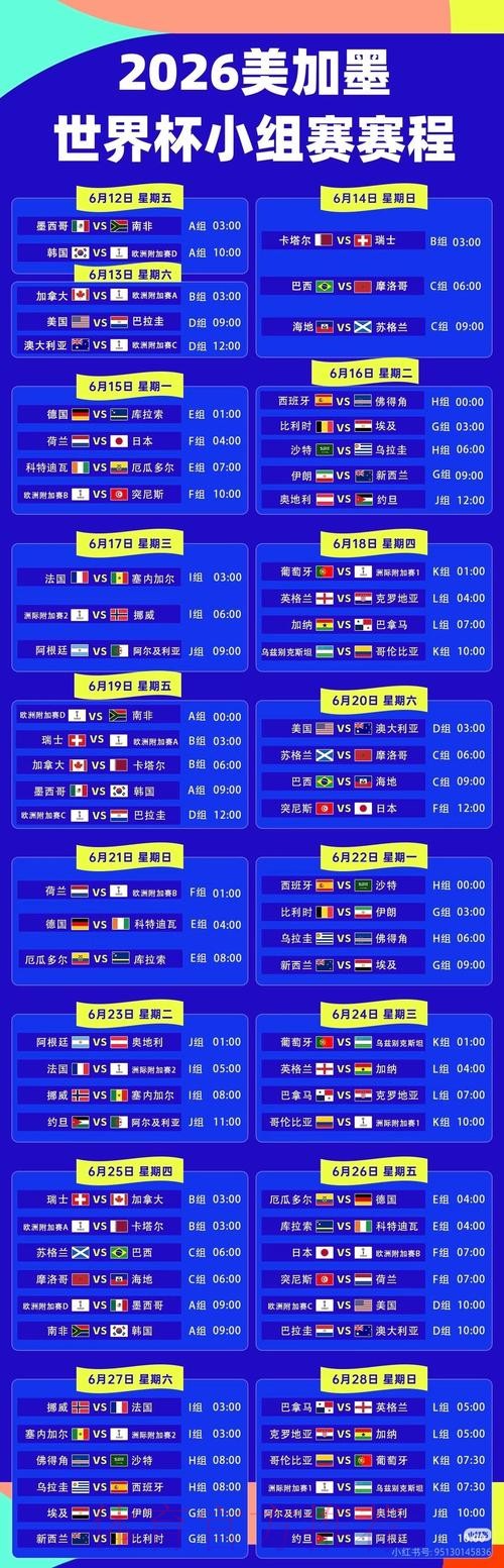 2026世界杯直播一览全程直播怎么查 2026世界杯直播一览全程直播怎么查